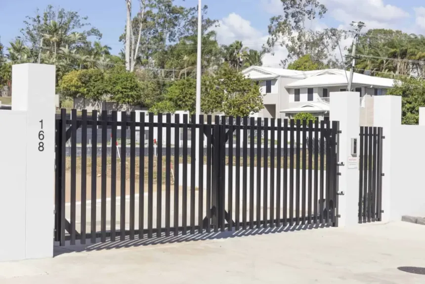 Custom swing gate installed in Werribee
